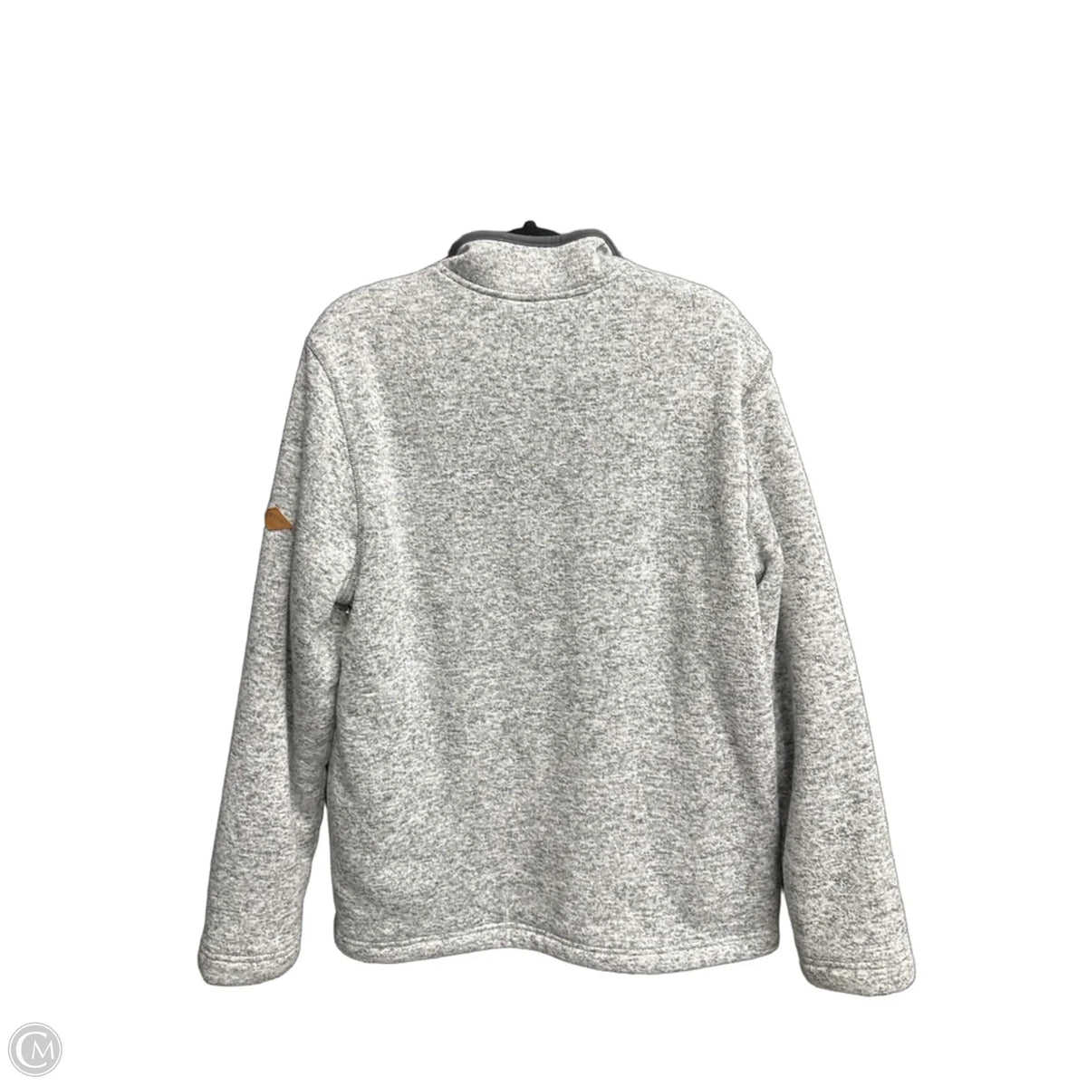 Sweatshirt Collar By Orvis In Grey, Size: M