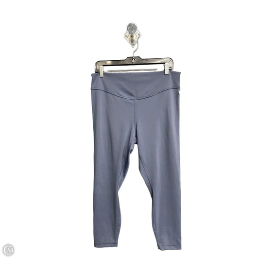 Athletic Leggings Capris By Lululemon In Navy, Size: 14