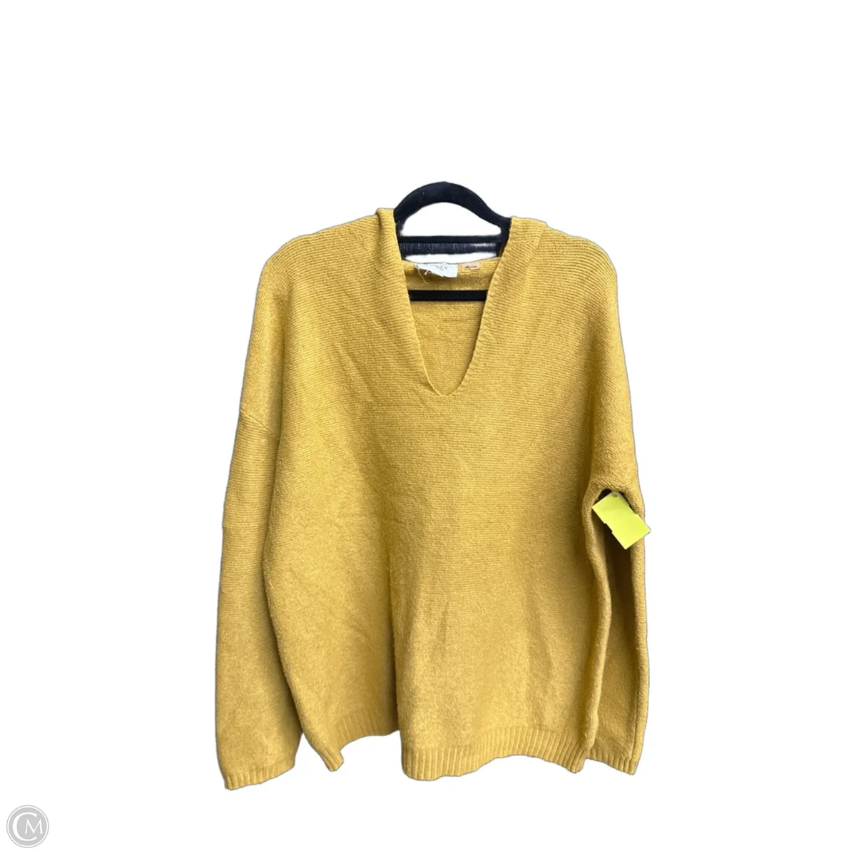 Sweater By Clothes Mentor In Yellow, Size: M