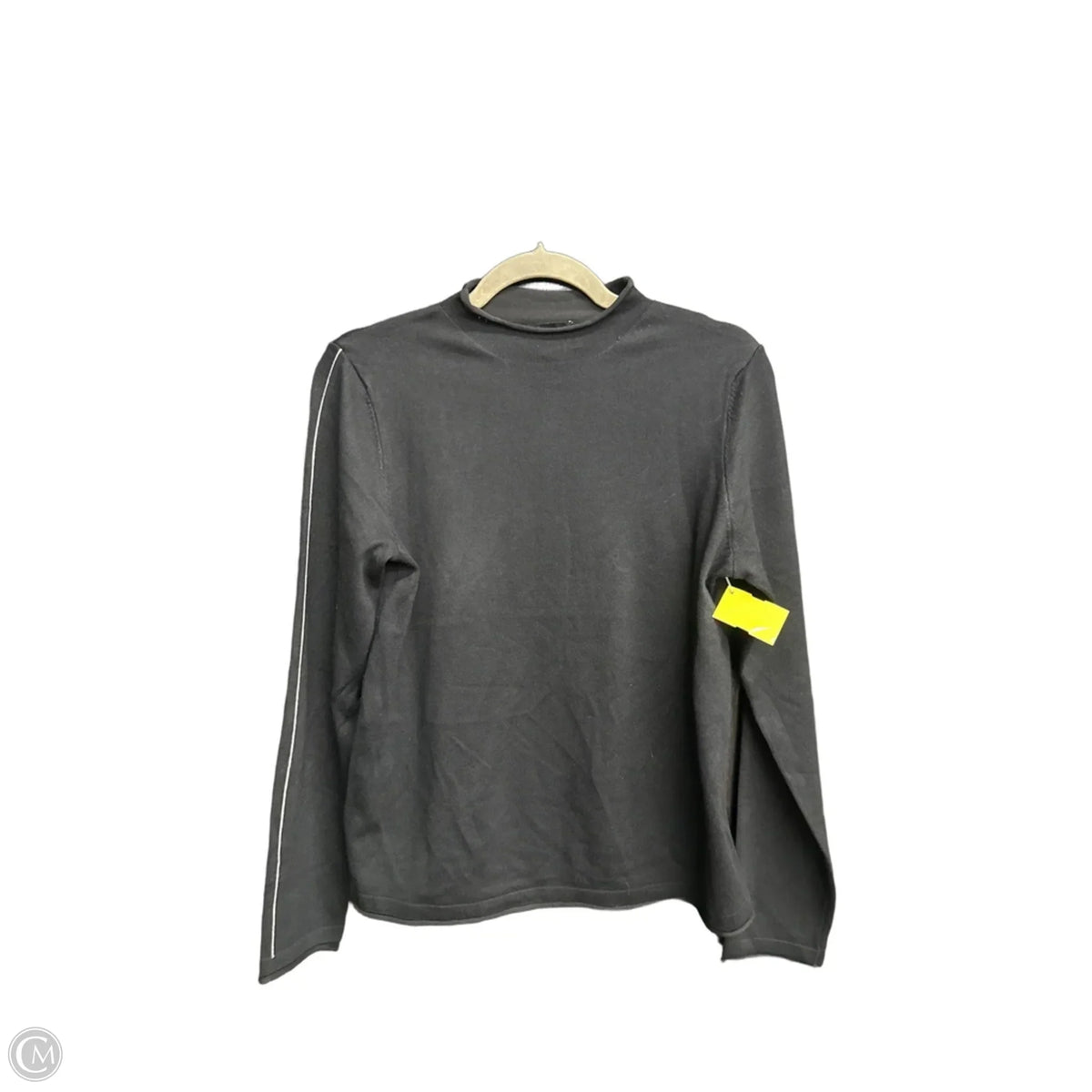 Top Long Sleeve By Premise In Black, Size: M