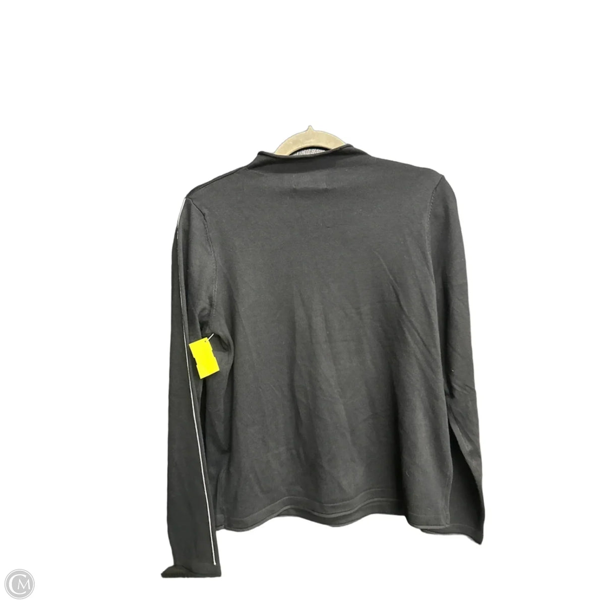 Top Long Sleeve By Premise In Black, Size: M