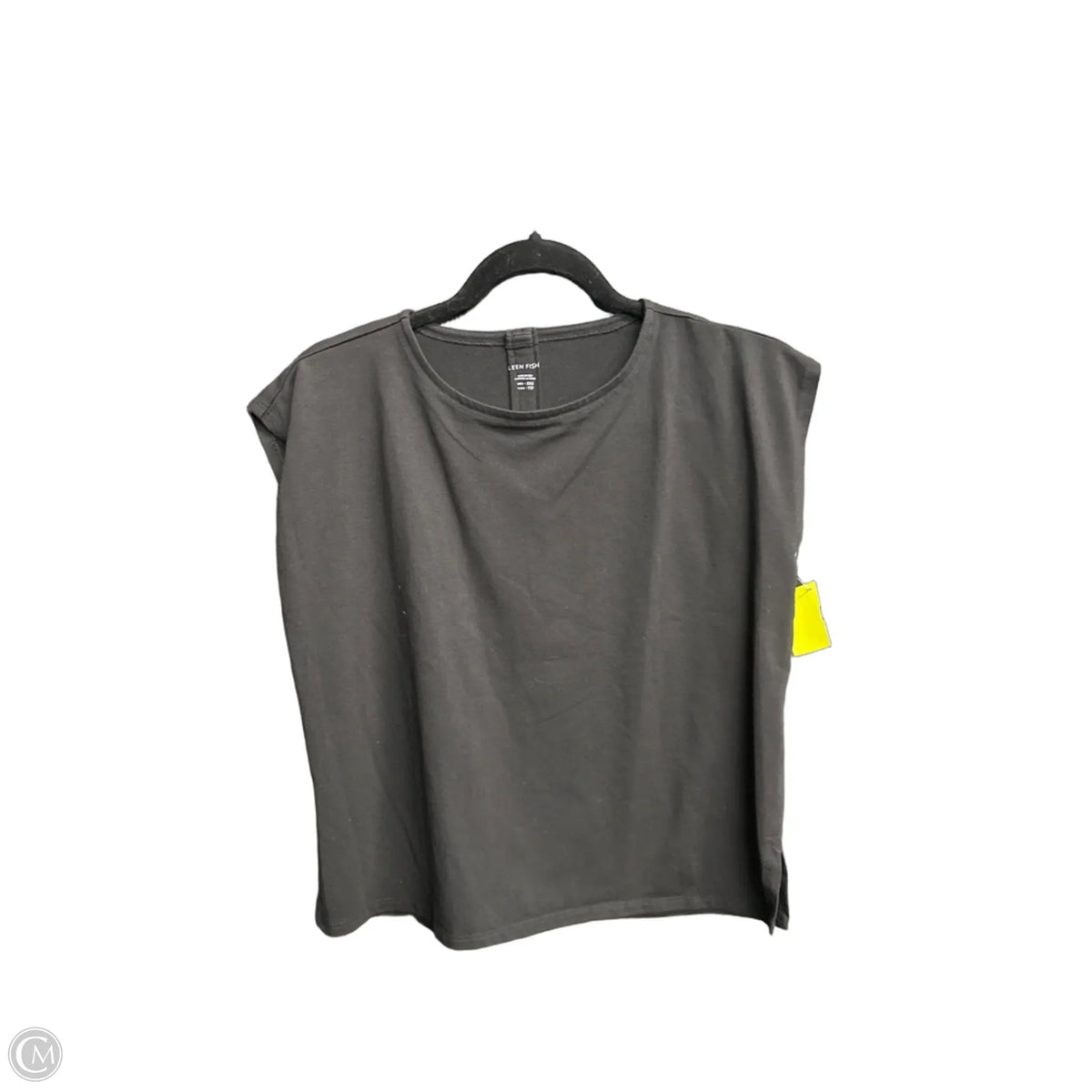 Top Short Sleeve Basic By Eileen Fisher In Black, Size: Xxs