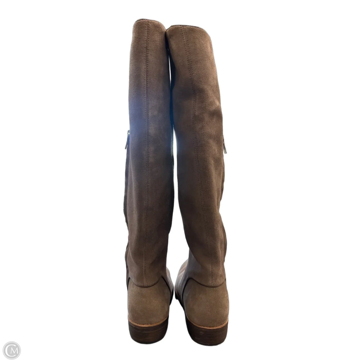 Boots Designer By Ugg In Grey, Size: 10