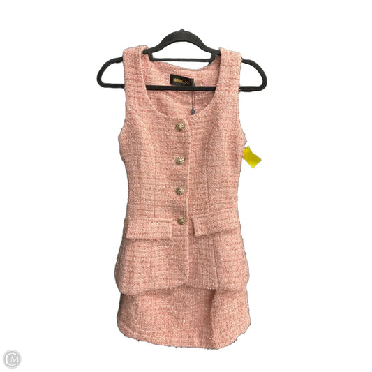 Dress Casual Midi By Fashion Nova In Pink, Size: Xs