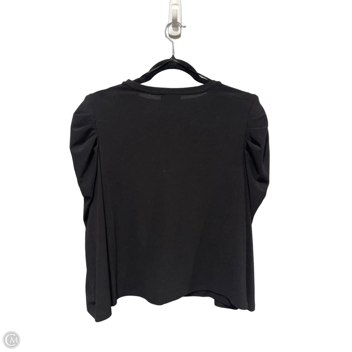 Blouse Short Sleeve By Cece In Black, Size: M