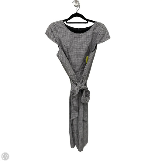 Dress Casual Midi By J. Crew In Black & White, Size: 4