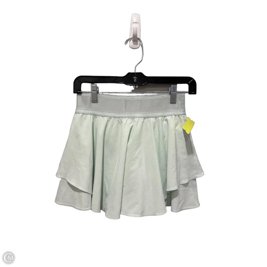 Athletic Skort By Lululemon In Green, Size: S