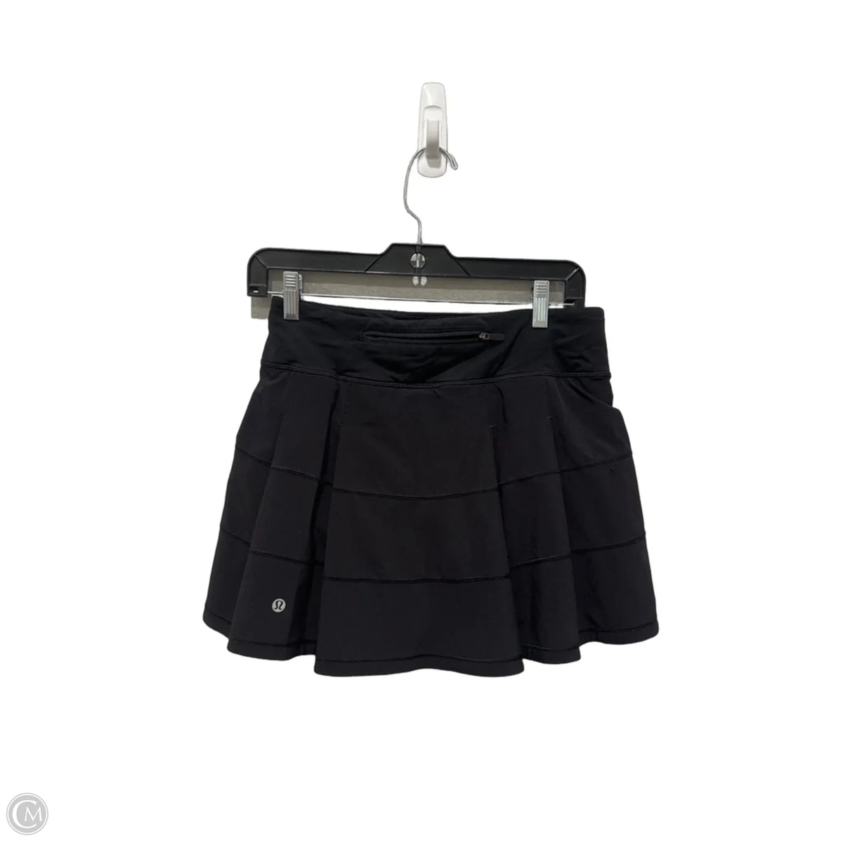 Athletic Skort By Lululemon In Black, Size: S