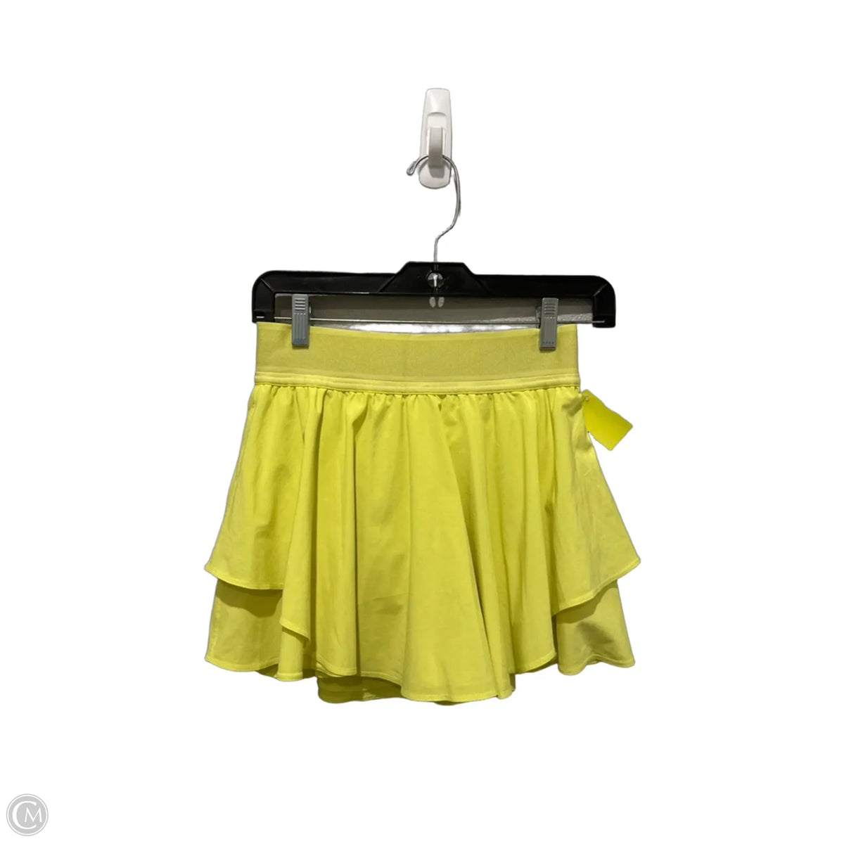 Athletic Skort By Lululemon In Yellow, Size: S