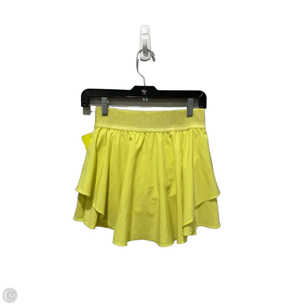 Athletic Skort By Lululemon In Yellow, Size: S