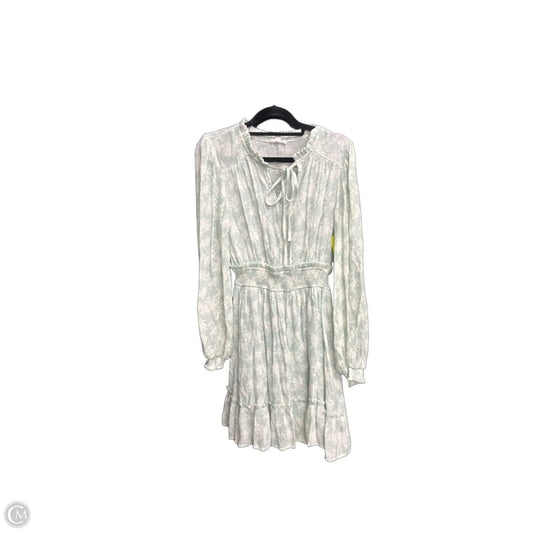 Dress Casual Midi By Blu Pepper In Green & White, Size: M