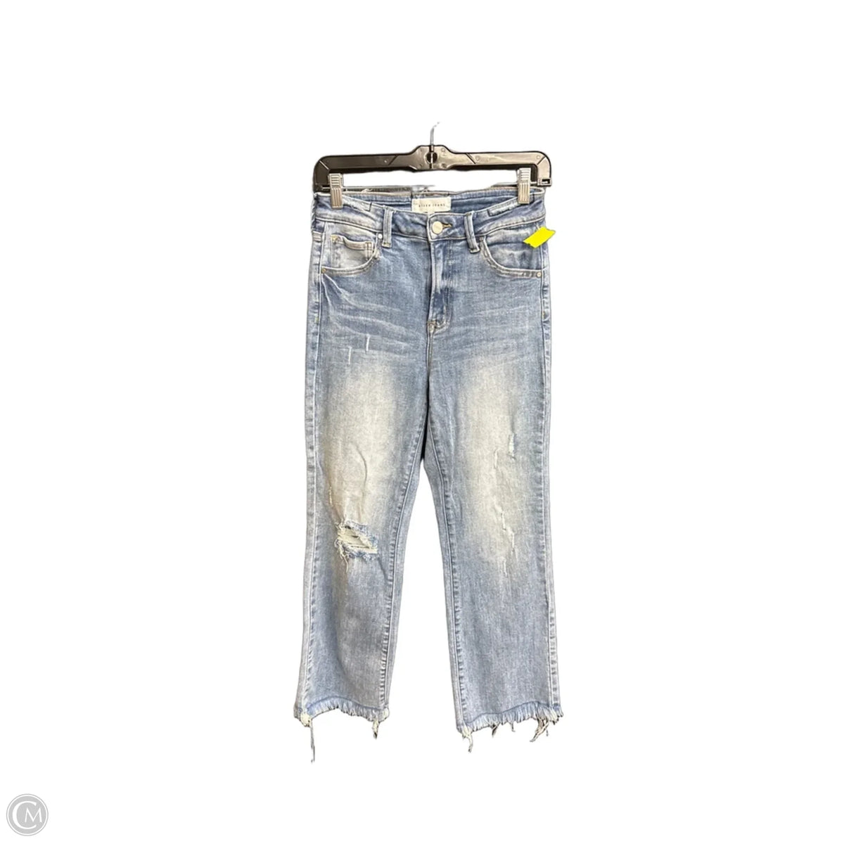 Jeans Wide Leg By Risen In Blue Denim, Size: 4