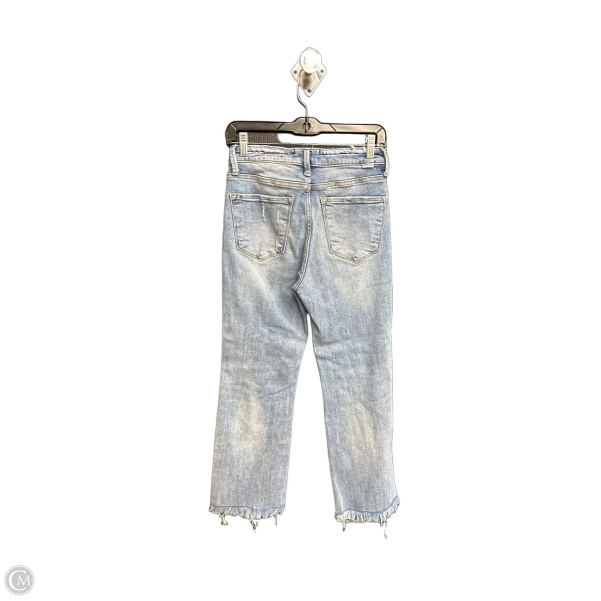 Jeans Wide Leg By Risen In Blue Denim, Size: 4