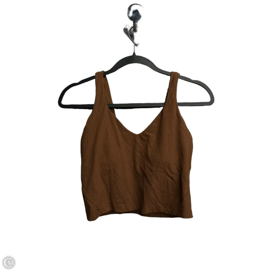 Athletic Bra By Lululemon In Brown, Size: M