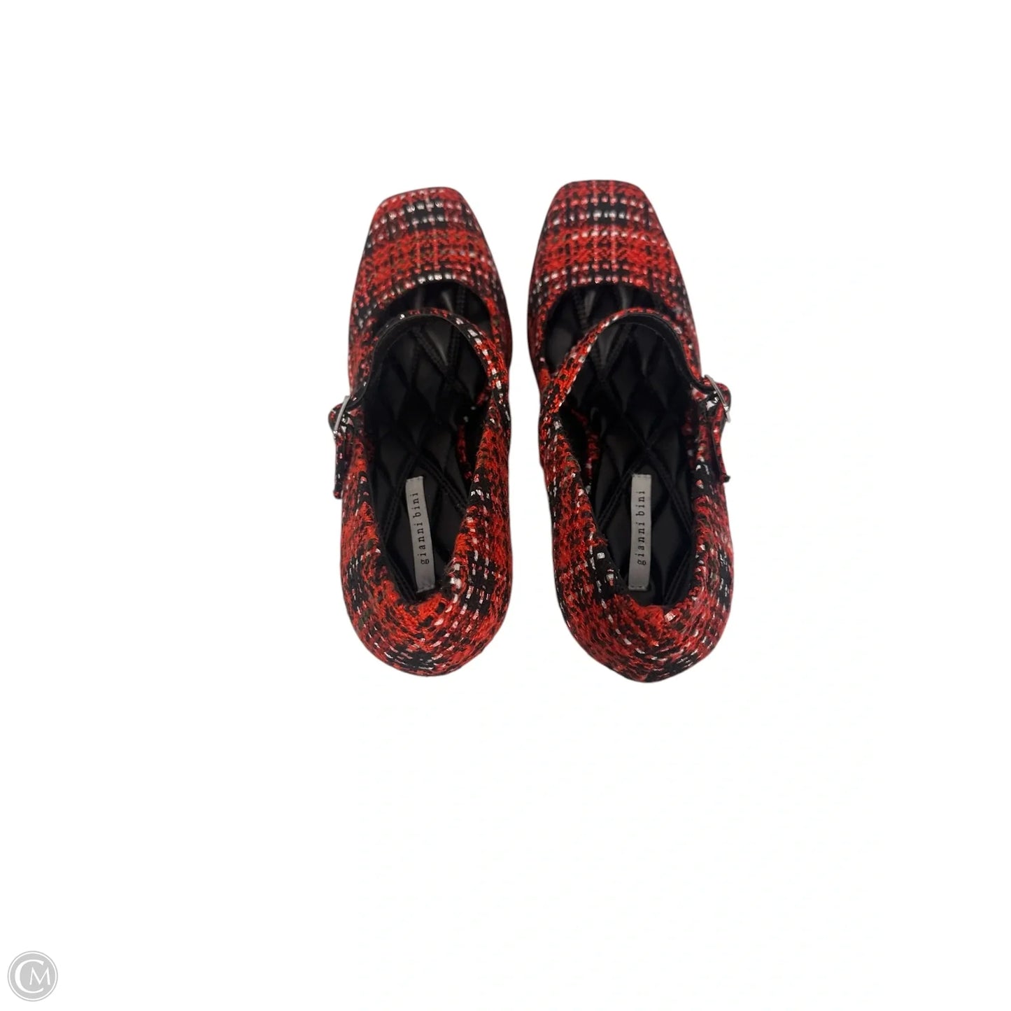 Shoes Heels Block By Gianni Bini In Plaid Pattern, Size: 8.5