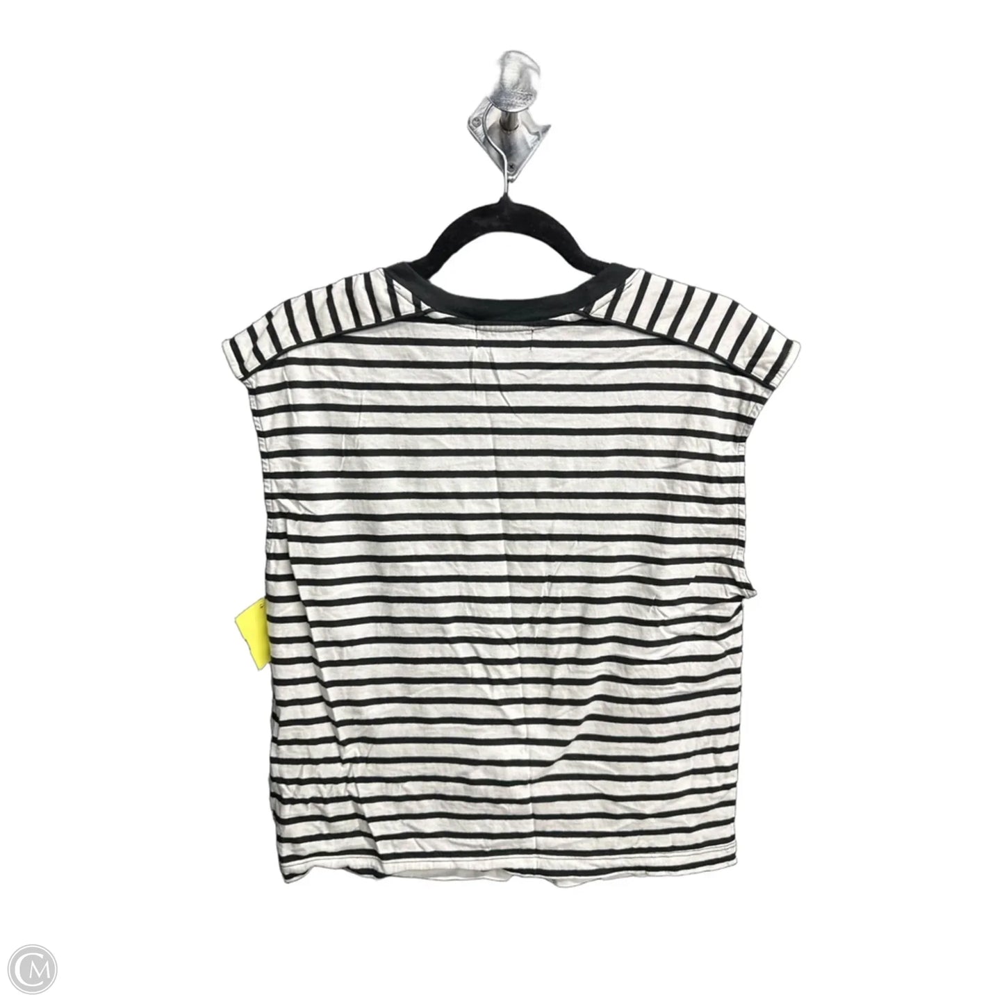 Top Sleeveless By Nation In Striped Pattern, Size: M