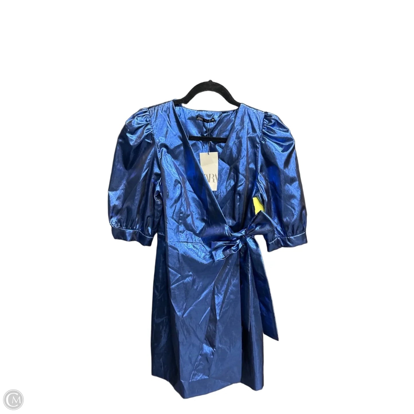 Dress Party Short By Zara In Blue, Size: M