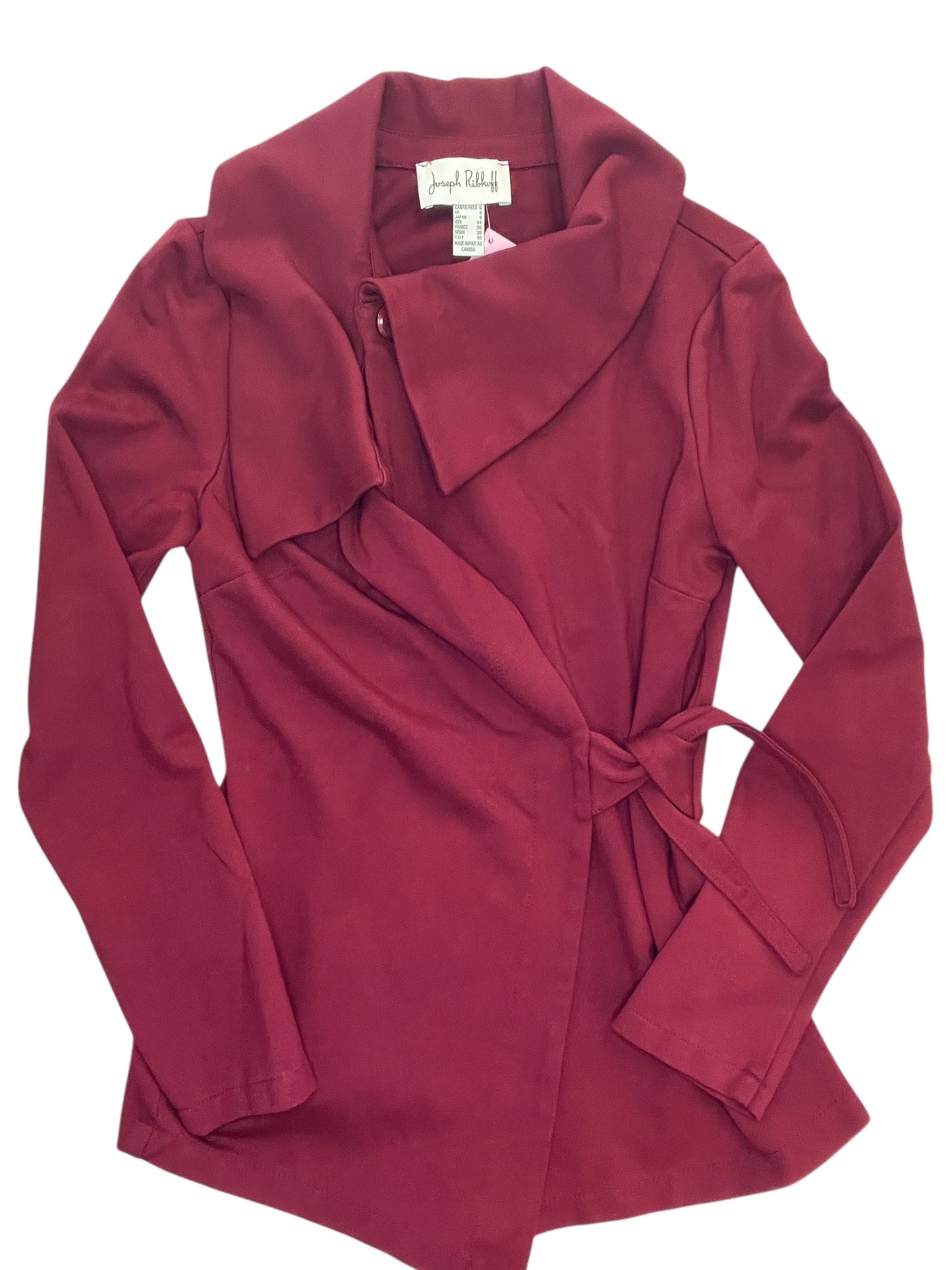 Jacket Other By Joseph Ribkoff In Red, Size:S