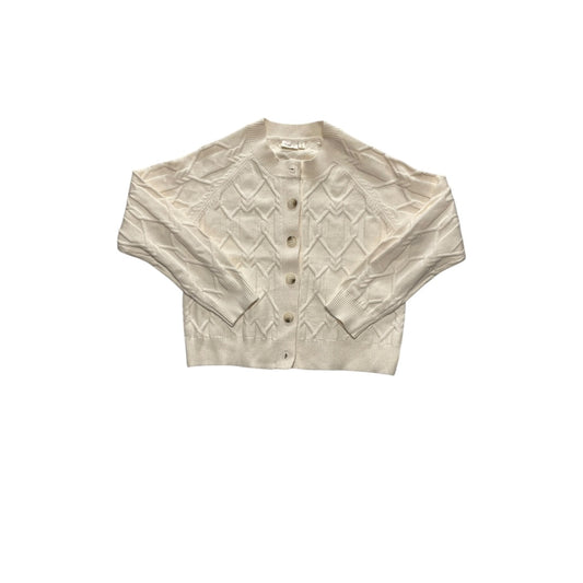 Sweater Cardigan By Cyrus In Cream, Size:L