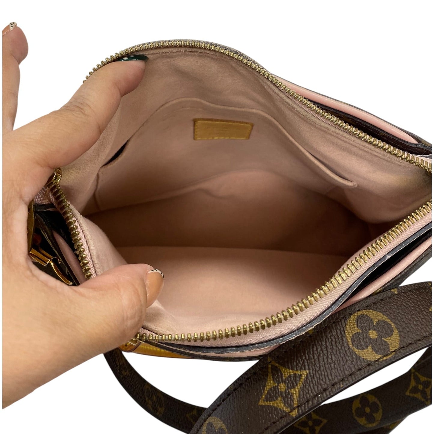 Handbag Luxury Designer By Louis Vuitton In Pink, Size:Small