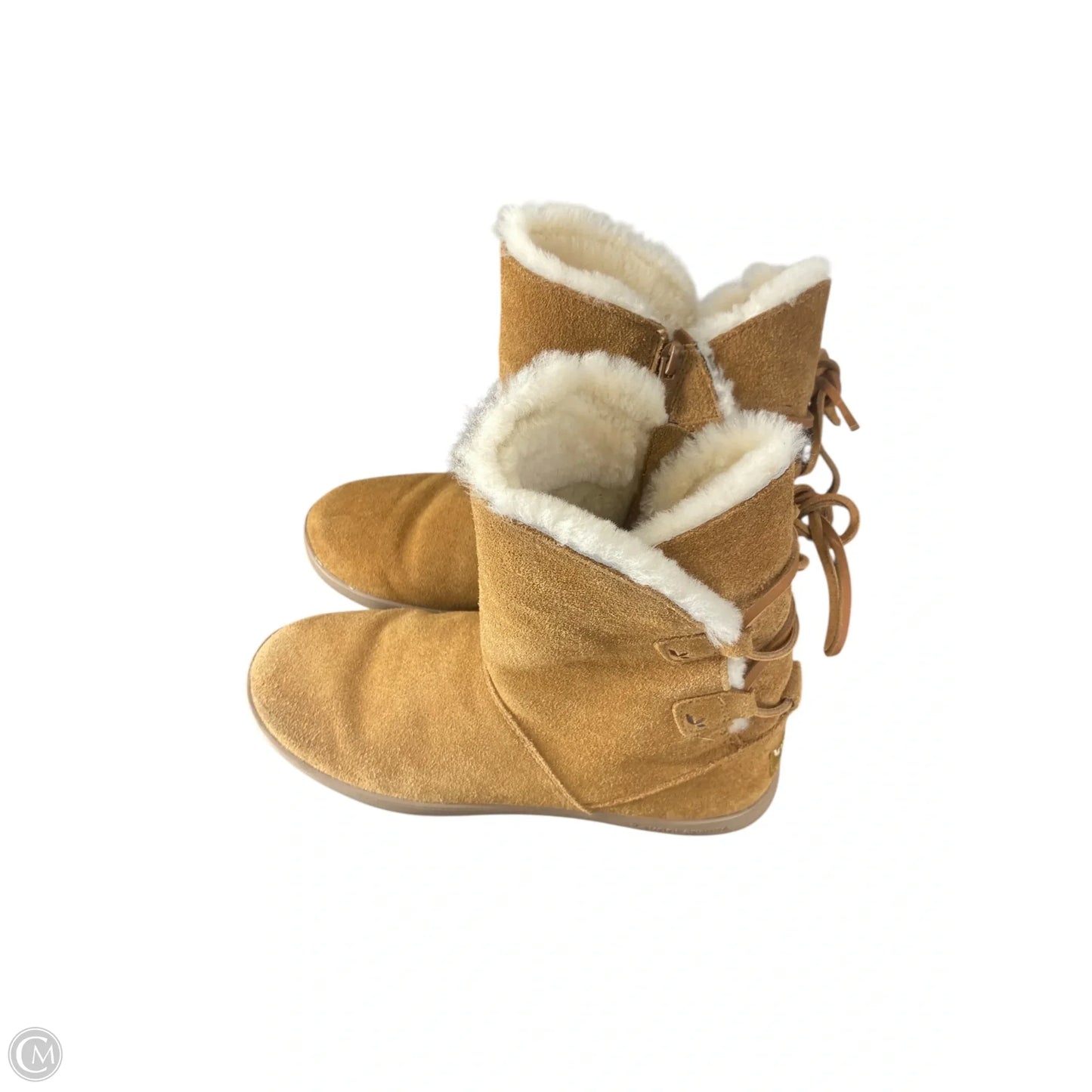 Boots Mid-calf Flats By Koolaburra By Ugg In Brown, Size: 7