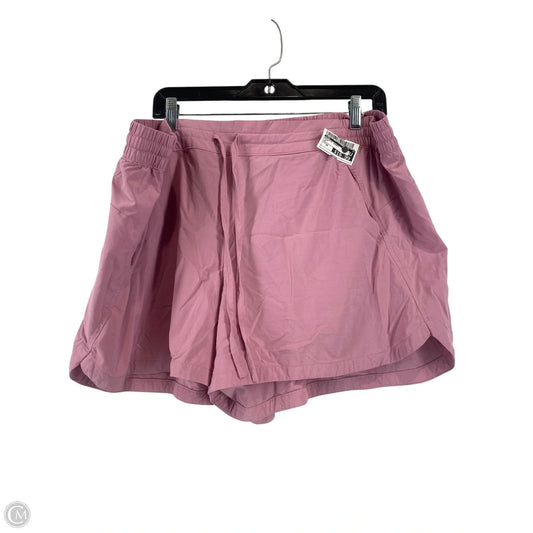 Athletic Shorts By Soma In Pink, Size: 2x
