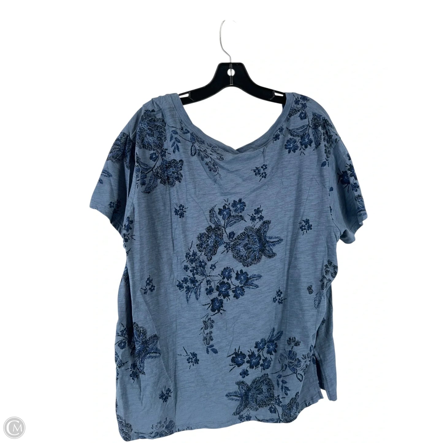 Top Short Sleeve By Torrid In Blue, Size: L
