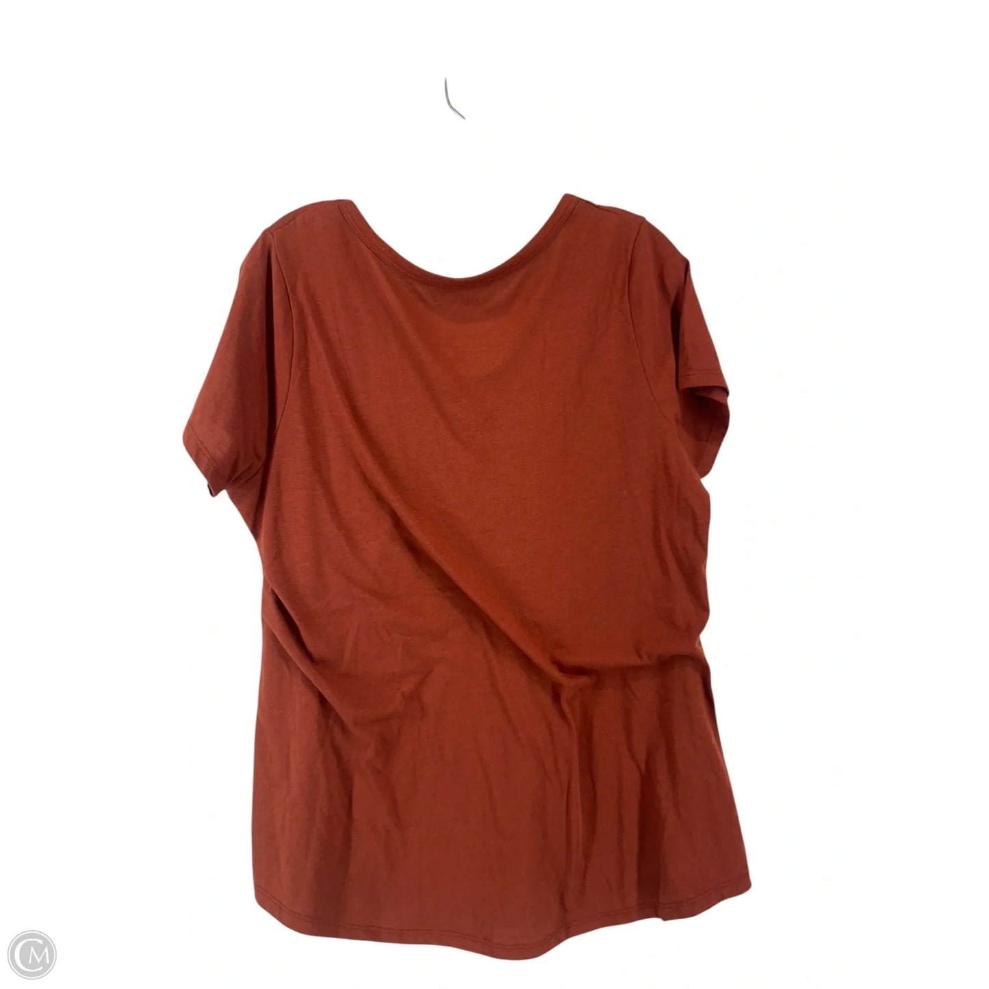Top Short Sleeve Basic By Torrid In Brown, Size: L