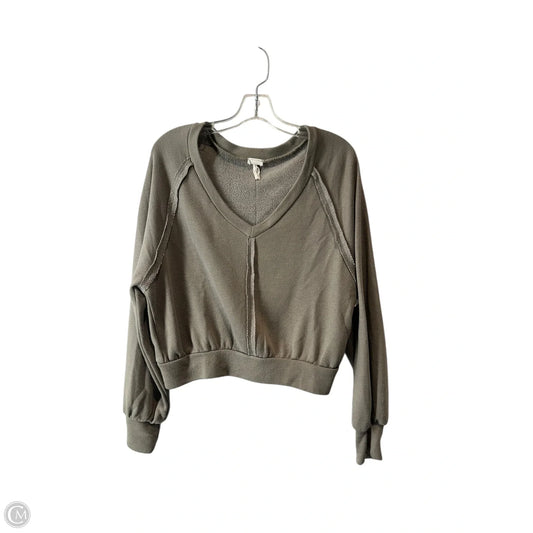 Top Long Sleeve By Clothes Mentor In Tan, Size: L