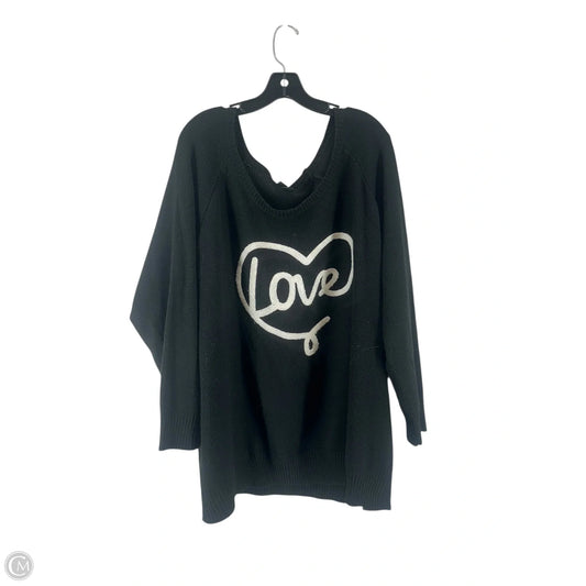 Sweater By Torrid In Black, Size: 5
