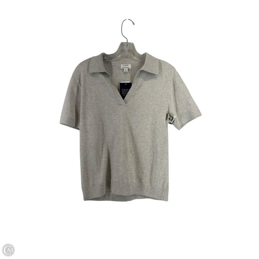 Top Short Sleeve By J. Crew In Grey, Size: S