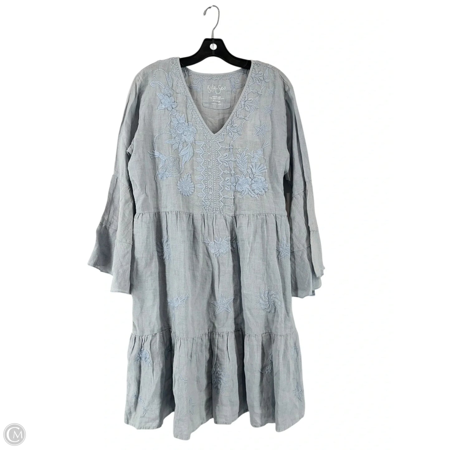 Dress Casual Short By Clothes Mentor In Blue, Size: Xl