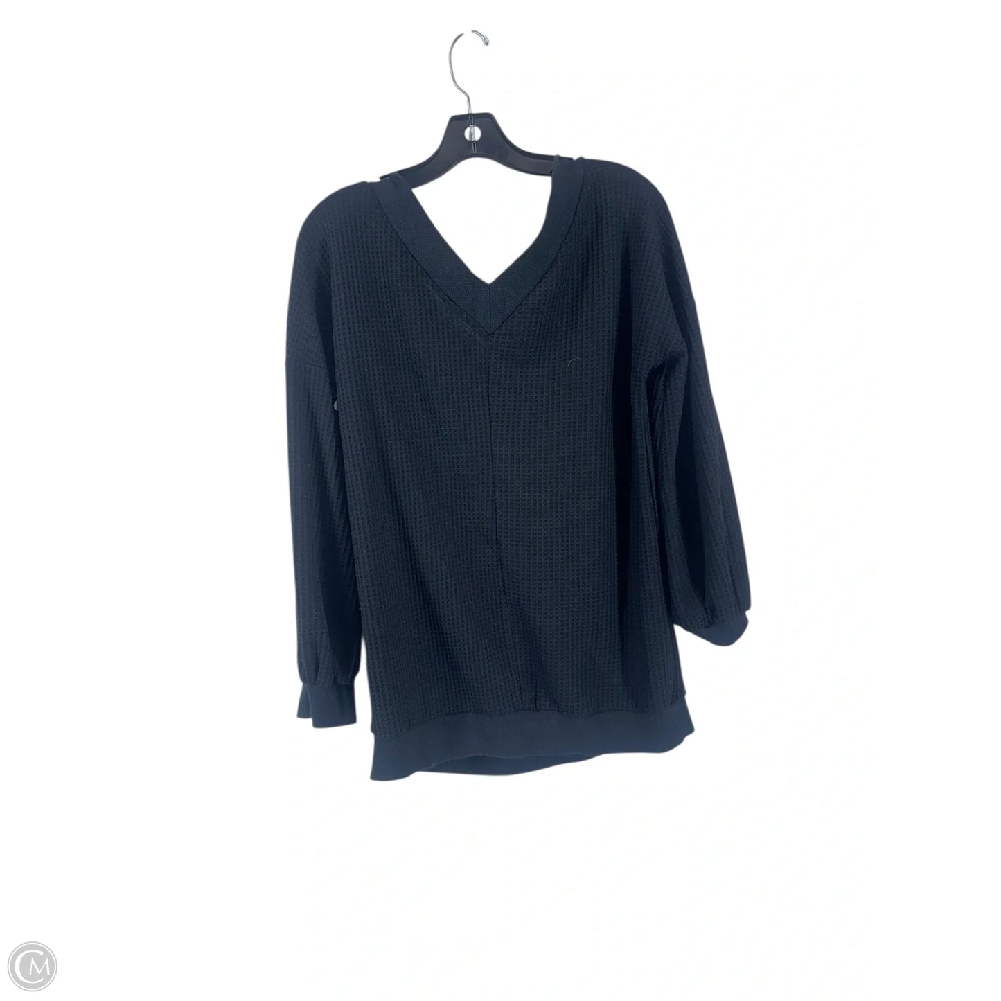 Top Long Sleeve By Clothes Mentor In Black, Size: L