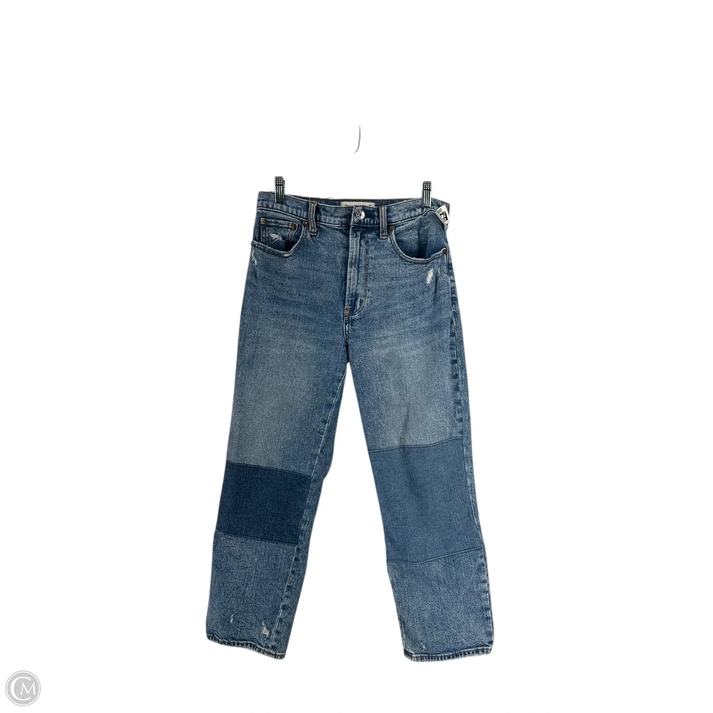 Jeans Straight By Abercrombie And Fitch In Blue Denim, Size: 6