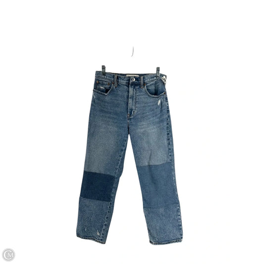 Jeans Straight By Abercrombie And Fitch In Blue Denim, Size: 6