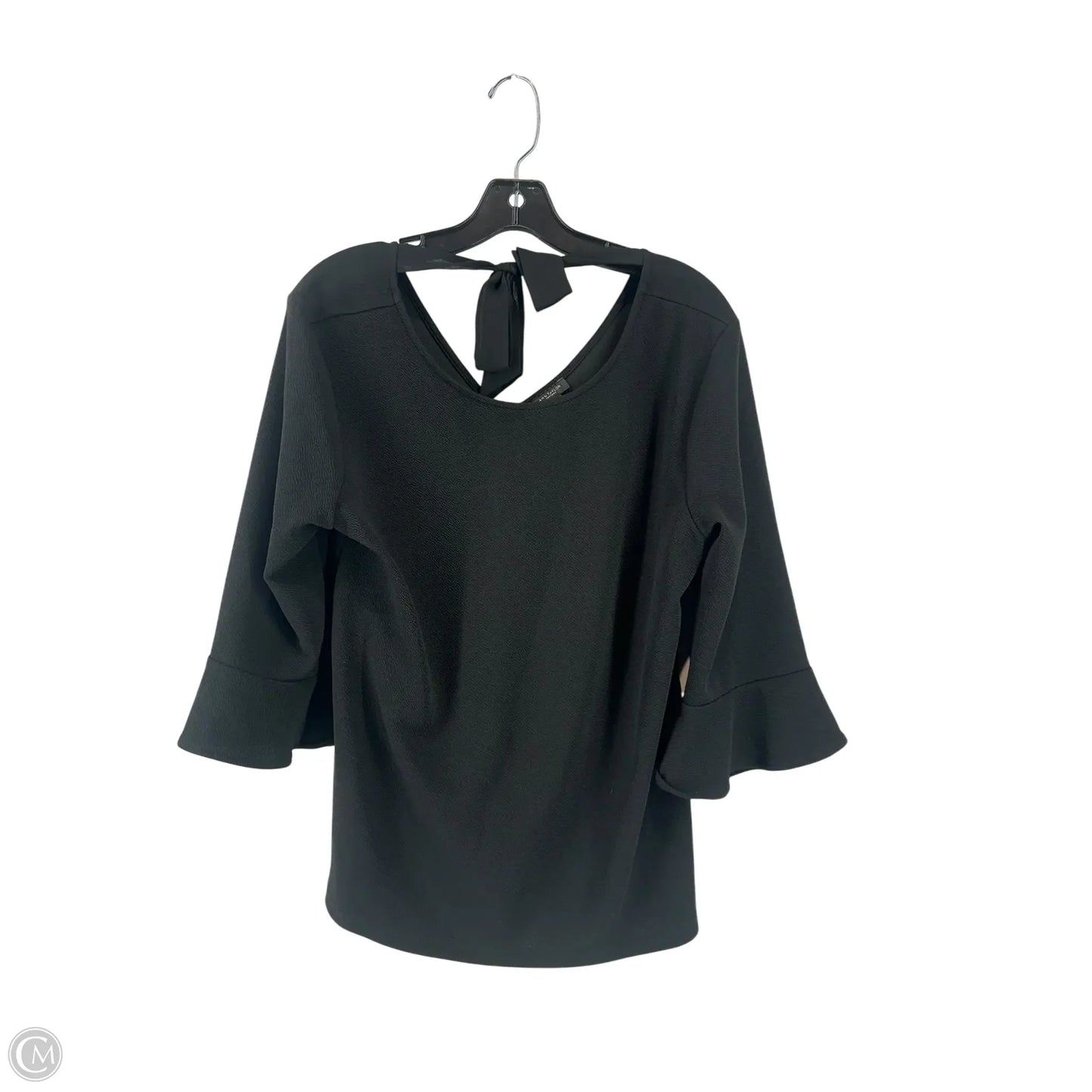 Top Long Sleeve By Ann Taylor In Black, Size: L