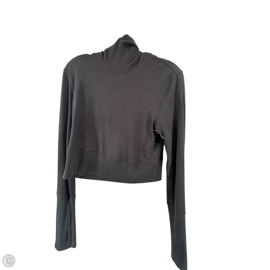 Athletic Sweatshirt Hoodie By Lululemon In Black, Size: S