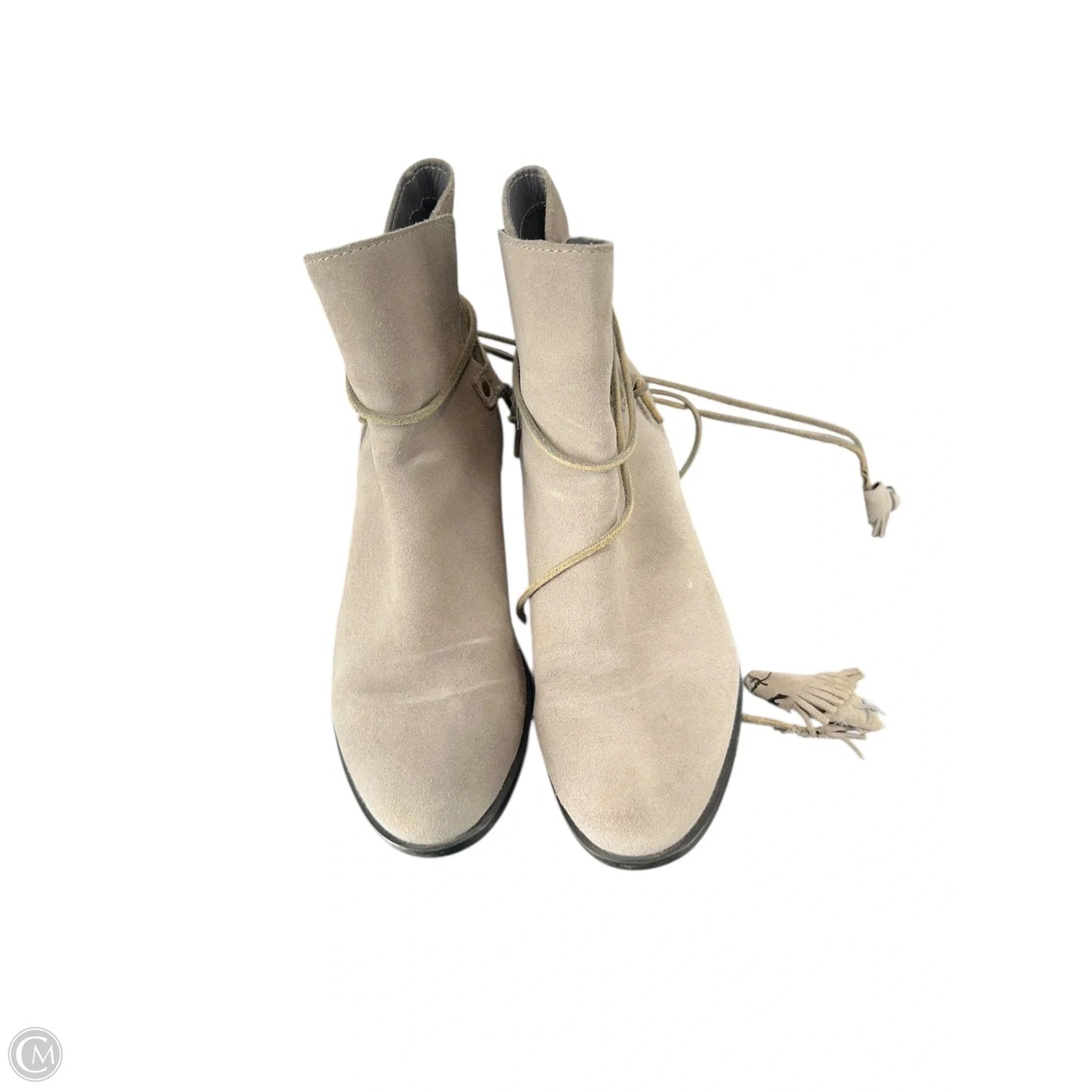 Boots Ankle Heels By Sorel In Grey, Size: 8.5