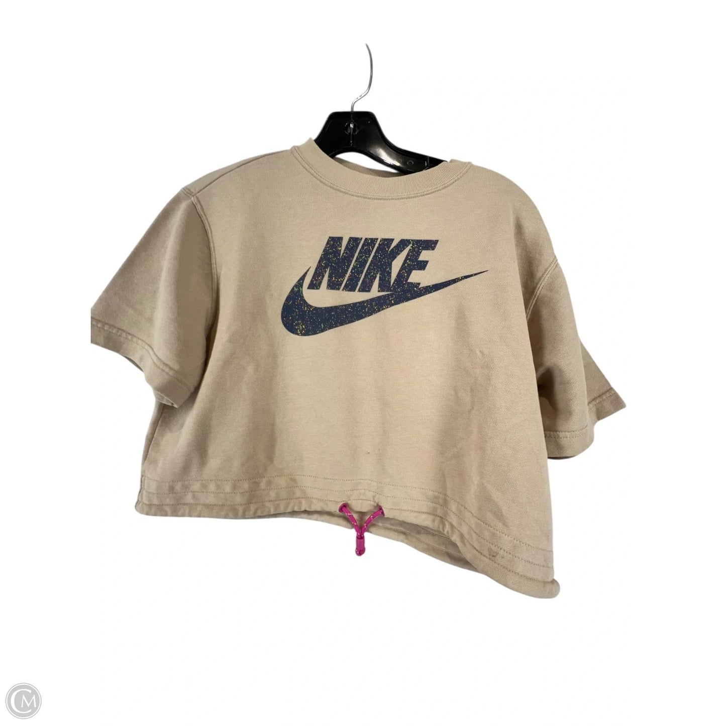 Top Short Sleeve By Nike Apparel In Cream, Size: Xs