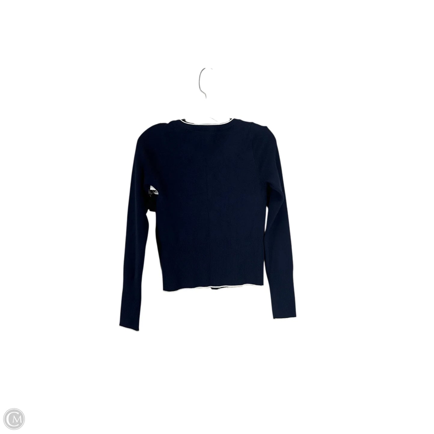 Top Long Sleeve By Madewell In Navy, Size: M