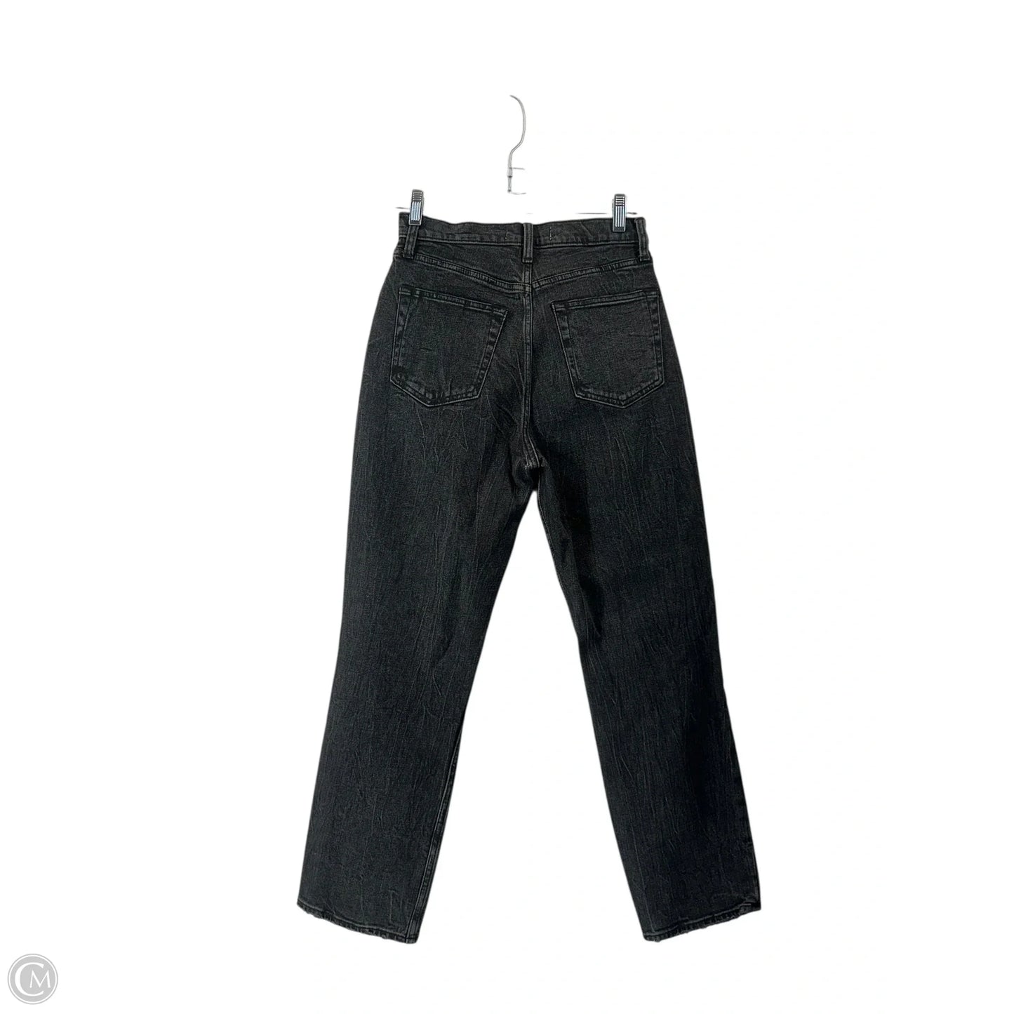 Jeans Straight By Abercrombie And Fitch In Black, Size: 4