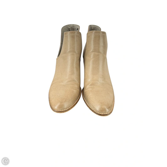 Boots Ankle Heels By Clothes Mentor In Brown, Size: 8