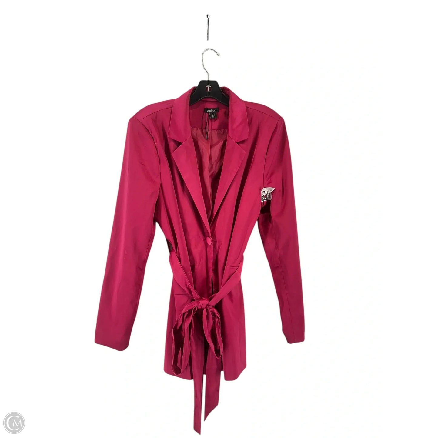 Blazer By Boohoo Boutique In Pink, Size: L