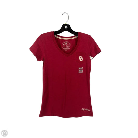 Top Short Sleeve By Clothes Mentor In Red, Size: S