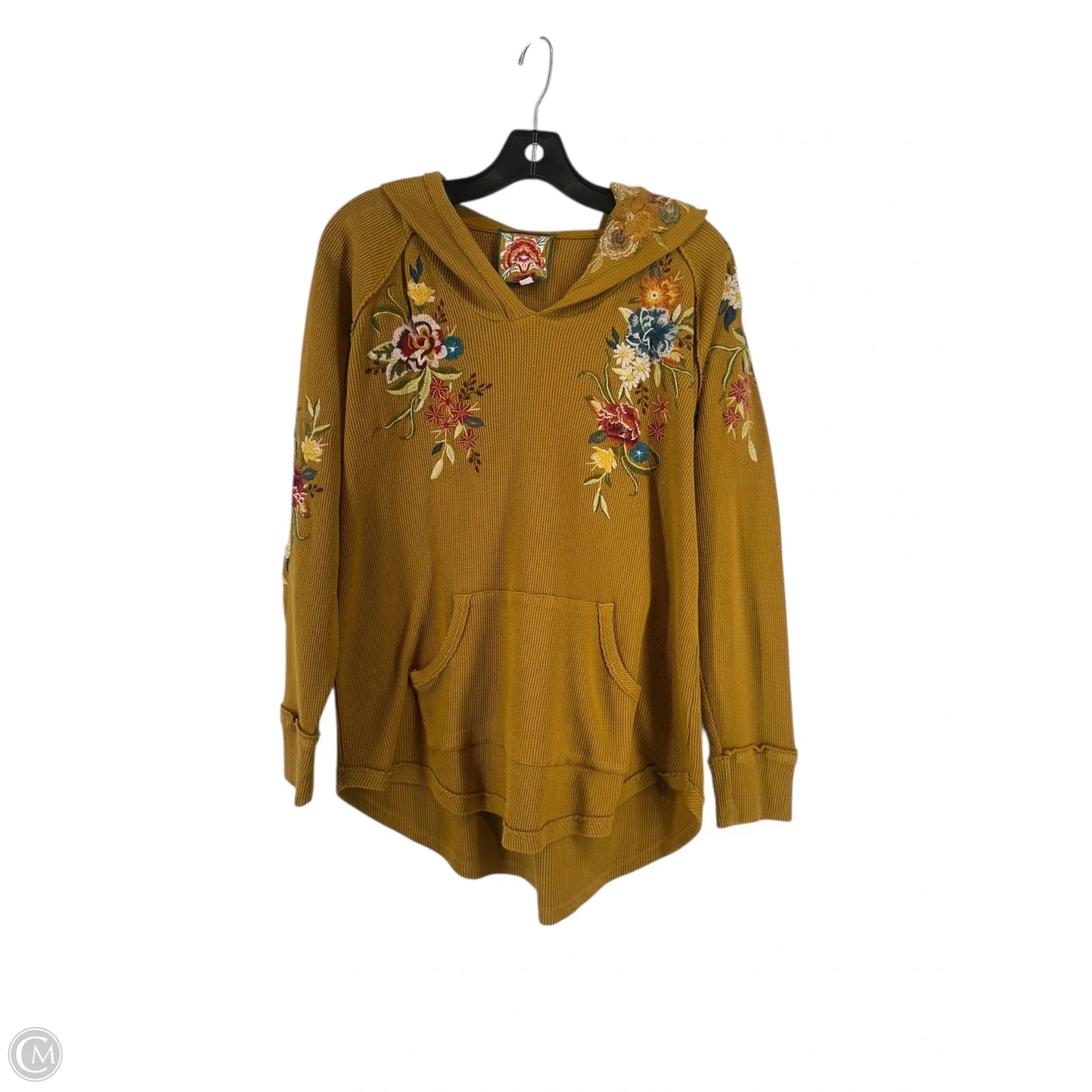 Top Long Sleeve By Johnny Was In Brown, Size: L