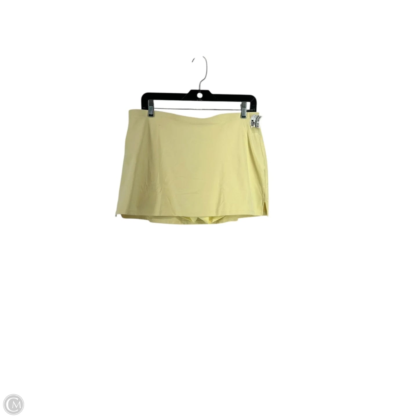 Athletic Skirt By Fabletics In Yellow, Size: L