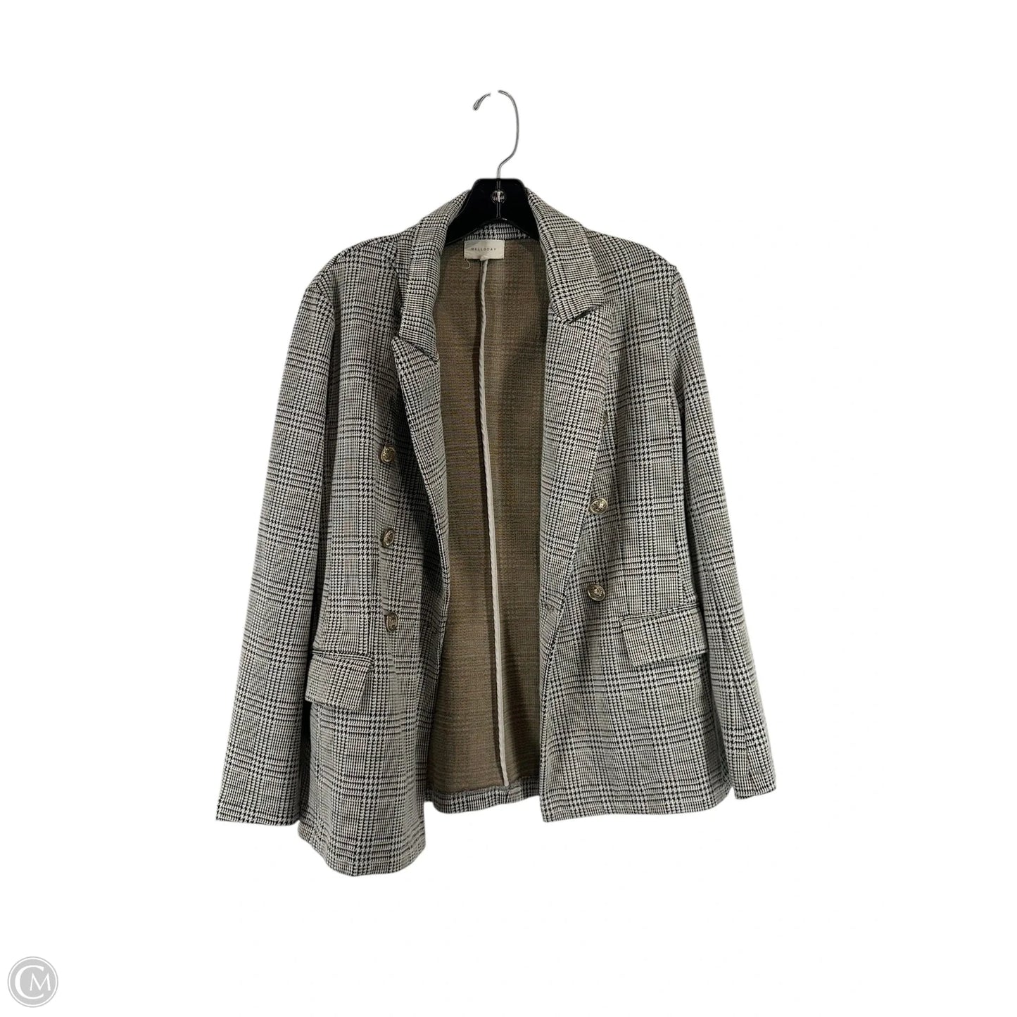 Blazer By Melloday In Black & Cream, Size: S