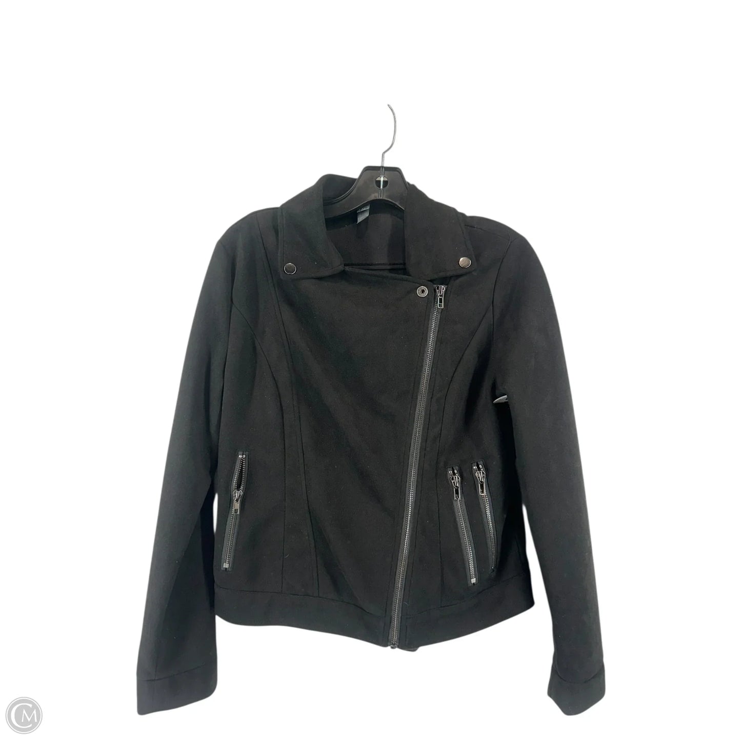 Jacket Shirt By Alya In Black, Size: S