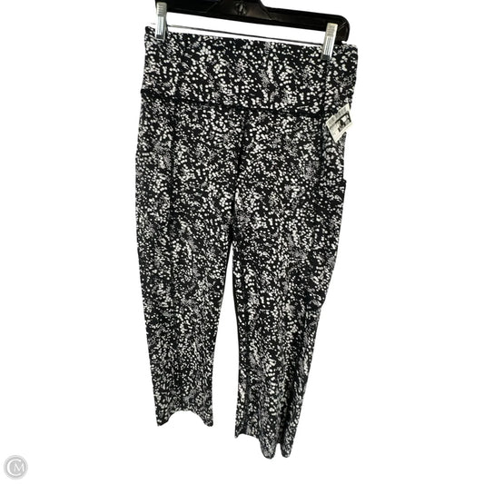 Athletic Leggings By Lululemon In Black & White, Size: 8