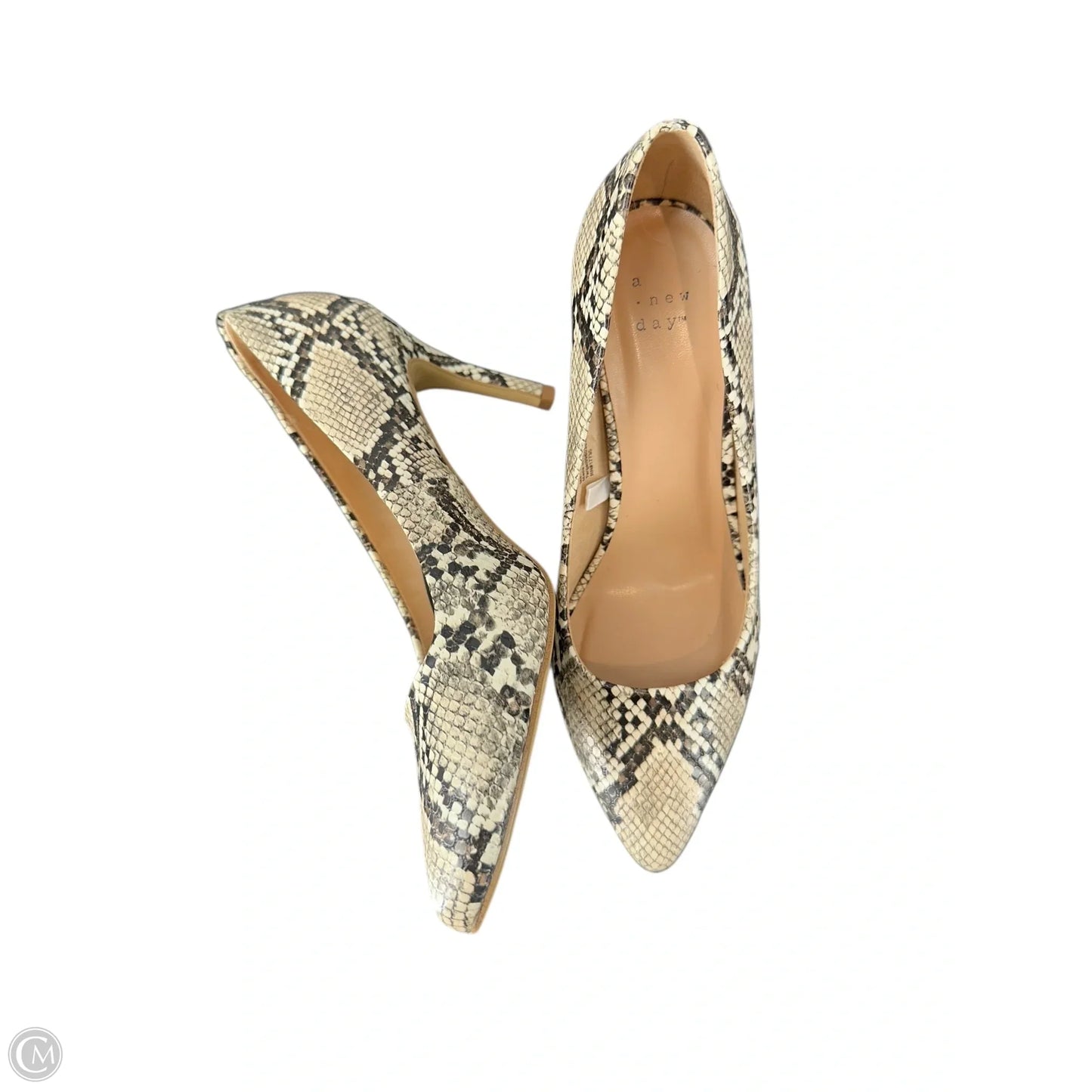 Shoes Heels Stiletto By A New Day In Snakeskin Print, Size: 7.5